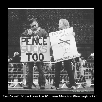 Two Great Signs From Women Day In Washington DC